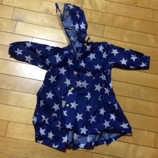 キッズフォーレ(KIDS FORET)のレインポンチョ　キッズ85〜95cm(レインコート)