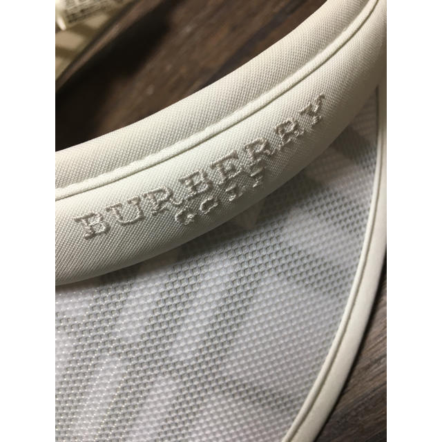 BURBERRY(バーバリー)のバーバリー　サンバイザー スポーツ/アウトドアのゴルフ(その他)の商品写真