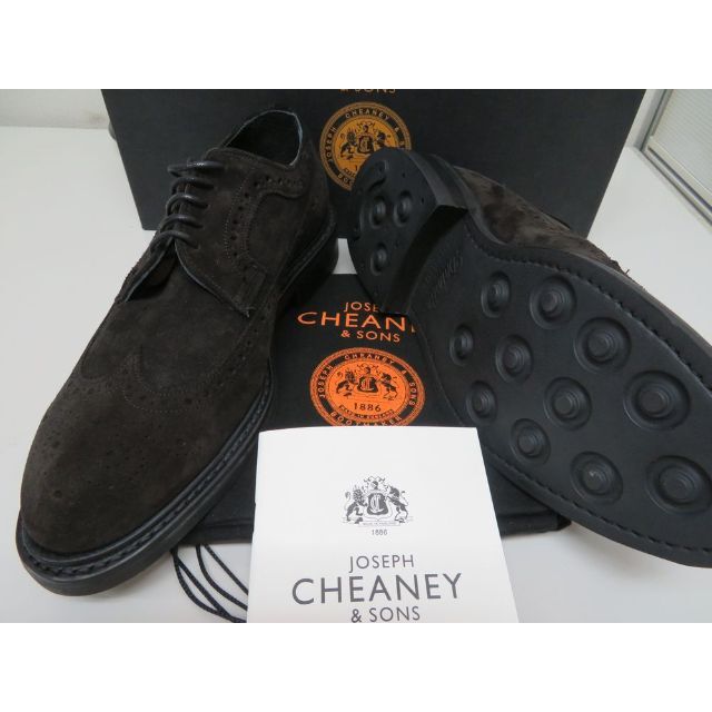 CHEANEY(チーニー)の■新品【チーニー】ウィングチップ ダイナイトソール 黒 7(25.5 メンズの靴/シューズ(ドレス/ビジネス)の商品写真