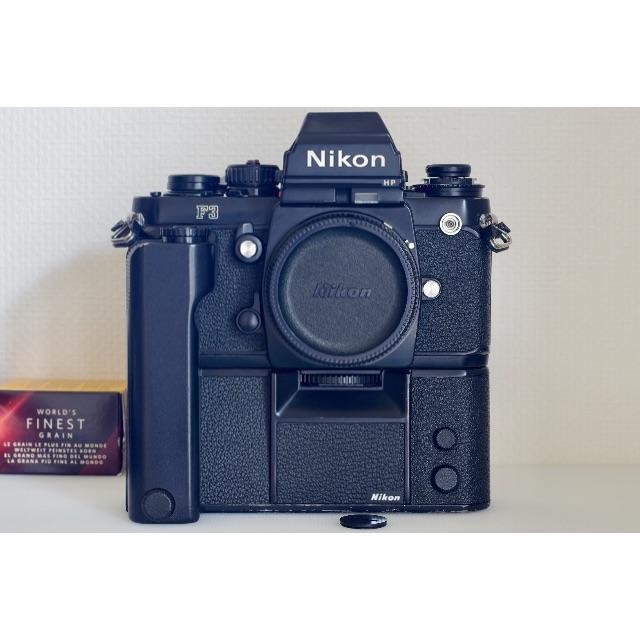 Nikon F3HP ボディ+ モータードライブMD-4・完動美品 フィルムカメラ