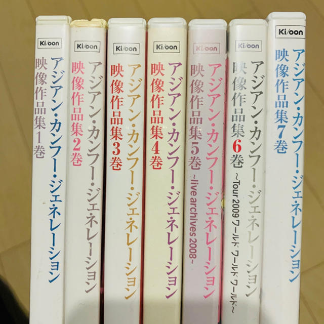 アジカン　映像作品集1巻〜7巻　DVDセット