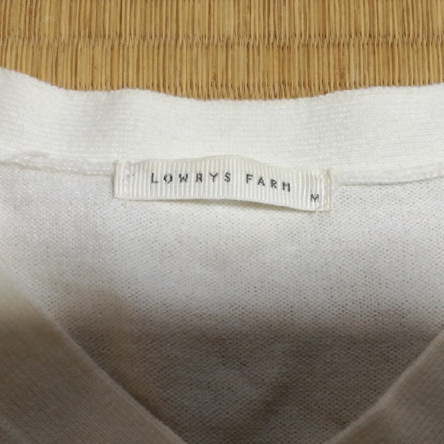 LOWRYS FARM(ローリーズファーム)のローディーズファーム　白ニット レディースのトップス(ニット/セーター)の商品写真