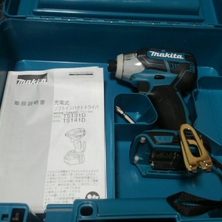 マキタ(Makita)の【マキタ】TS141D 青　18Vインパクトドライバー&純正ケース(その他)