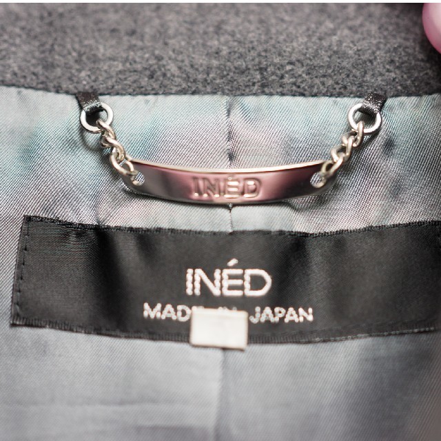 INED(イネド)のINED アンゴラコート レディースのジャケット/アウター(ロングコート)の商品写真
