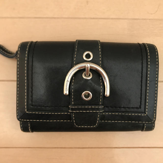 COACH(コーチ)のCOACH  使いやすい　革財布 (中古) レディースのファッション小物(財布)の商品写真