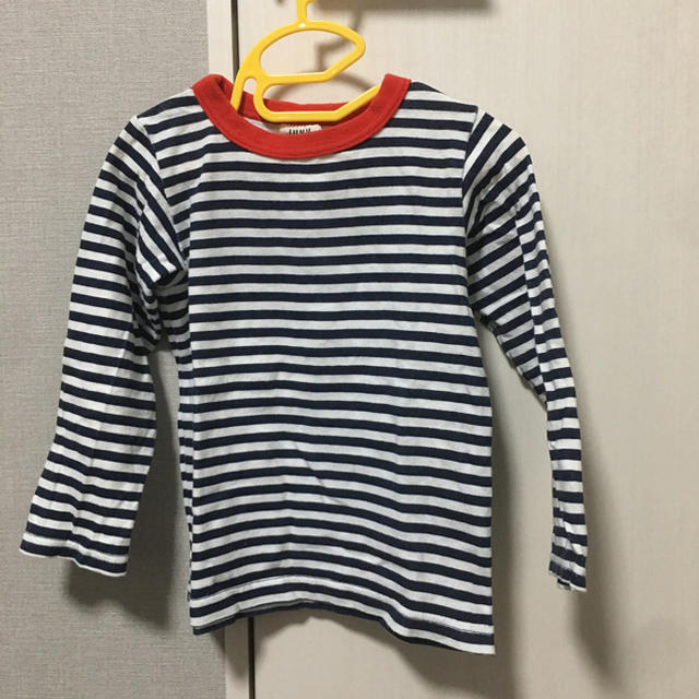 JUNK STORE(ジャンクストアー)のロンＴ ボーダー 100サイズ キッズ/ベビー/マタニティのキッズ服男の子用(90cm~)(Tシャツ/カットソー)の商品写真