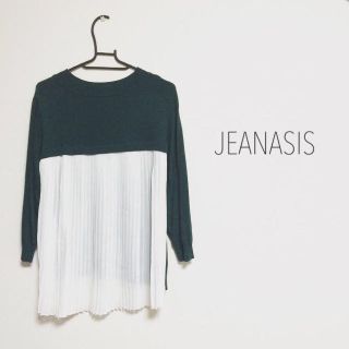 ジーナシス(JEANASIS)のプリーツプルオーバー▽JEANASIS(ニット/セーター)