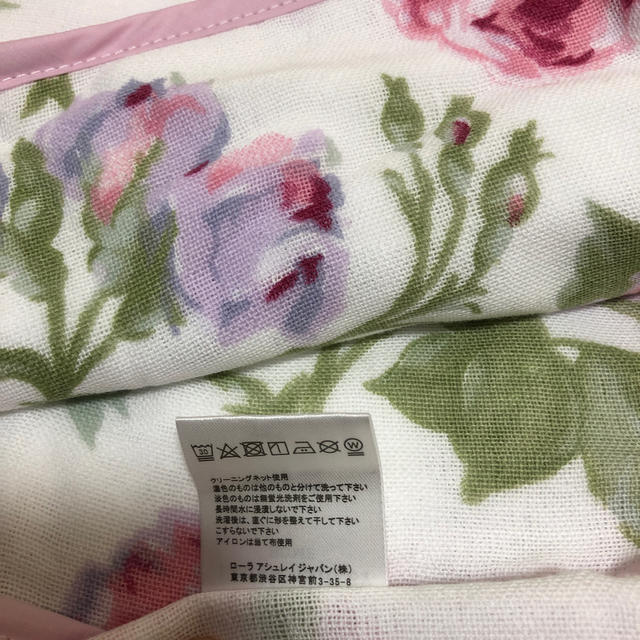 【限定価格セール！】 LAURA ASHLEY ♡39 by ローラアシュレイの通販 ローズ柄ハーフ - 布団・毛布