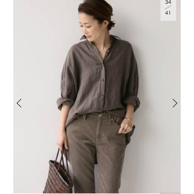 Deuxieme Classe WIDE LINEN シャツ