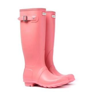 ハンター(HUNTER)の新品♡ピンク　ロングレインブーツ (レインブーツ/長靴)