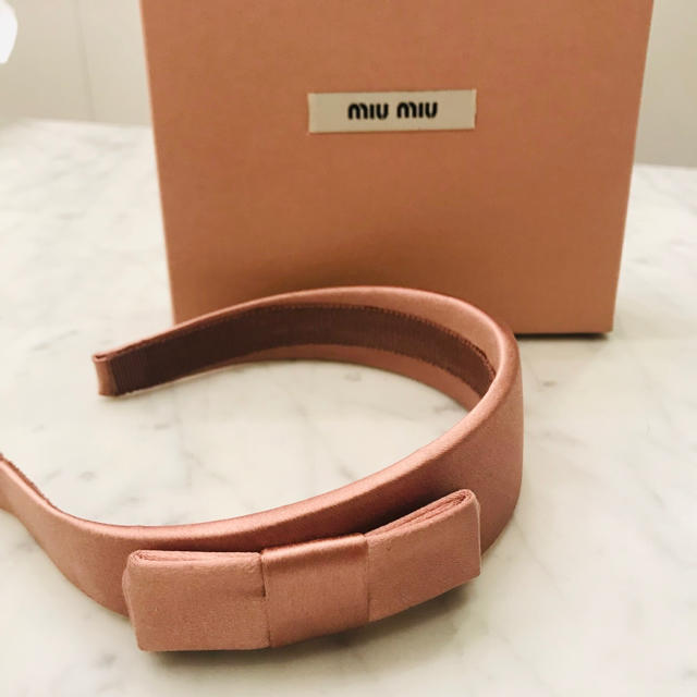 試着のみmiumiu カチューシャ