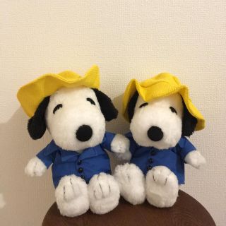 スヌーピー(SNOOPY)の【ゴッホ展限定】スヌーピーコラボぬいぐるみ＊二体セット(ぬいぐるみ)