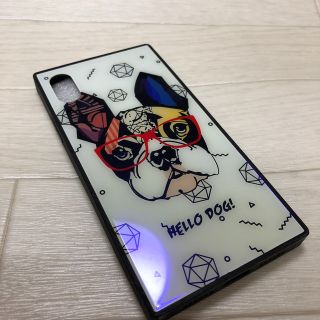 新品 白 フレンチ ブルドッグ iPhoneXS(iPhoneケース)