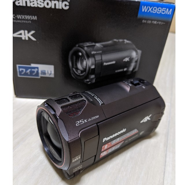 人気ショップが最安値挑戦！】 Panasonic HC-WX995M 4K ビデオカメラ