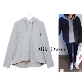 ミラオーウェン(Mila Owen)のMila Owen フーディーAラインプルオーバー  (パーカー)