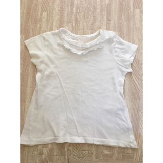 ユニクロ(UNIQLO)のUNIQLO♡フリルTシャツ90㎝(Tシャツ/カットソー)