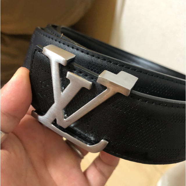 LOUIS VUITTON(ルイヴィトン)のLV ベルト LOUIS VUITTON ヴィトン ダミエ メンズのファッション小物(ベルト)の商品写真