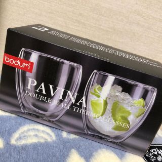 ボダム(bodum)のbodum  PAVINA ダブルウォールグラス 2個 250ml(グラス/カップ)