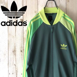 アディダス(adidas)のレア アディダス ジャージ スーパースター 緑 古着 ATP ヴィンテージ(ジャージ)