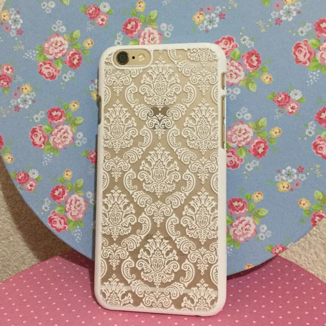 ☆オシャレなダマスクiPhone6ケース スマホ/家電/カメラのスマホアクセサリー(モバイルケース/カバー)の商品写真