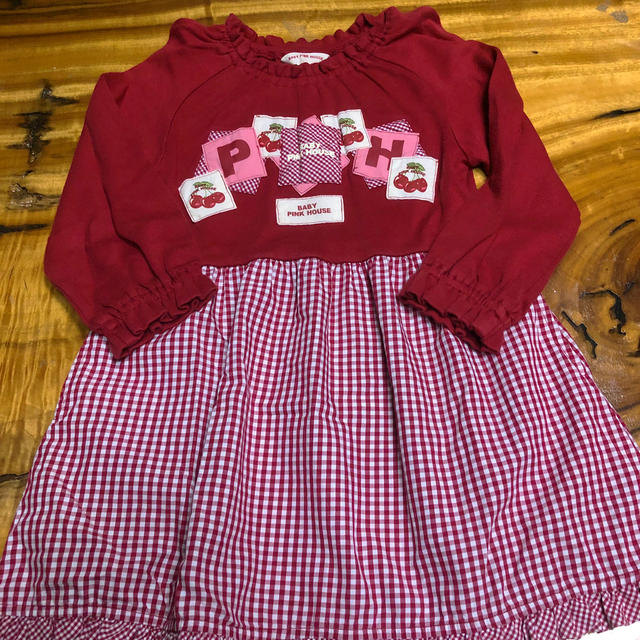 PINK HOUSE(ピンクハウス)のベビーピンクハウス　ワンピース　95 キッズ/ベビー/マタニティのキッズ服女の子用(90cm~)(ワンピース)の商品写真