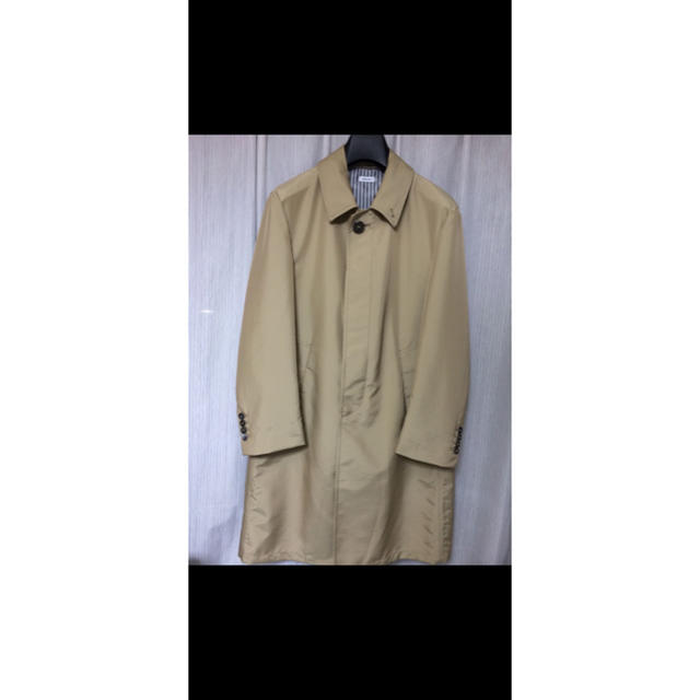 18AW PRADA プラダ ラバーロゴ ミックス ツイード チェスターコート