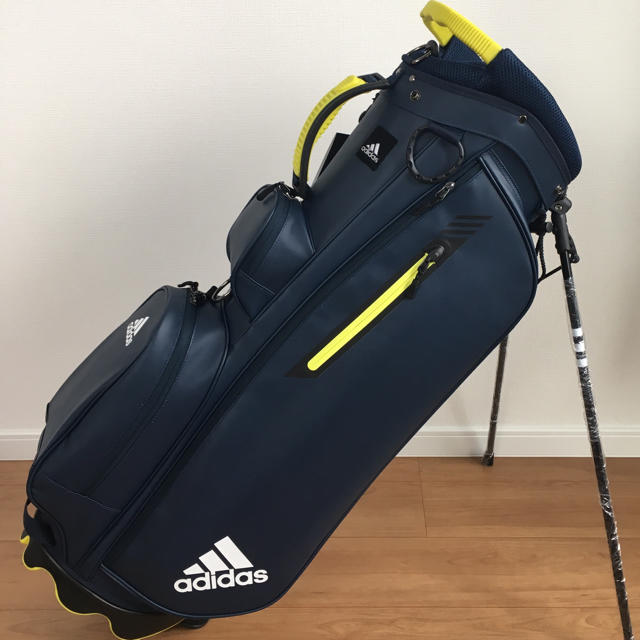 adidas - 新品 adidas 軽量 スタンドキャディバッグ AWT65-NV ゴルフ