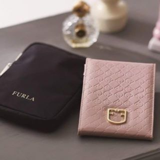 フルラ(Furla)のsweet 2019年 10月 付録 フルラ ミラー(モノグラム)&ミラーケース(ファッション)