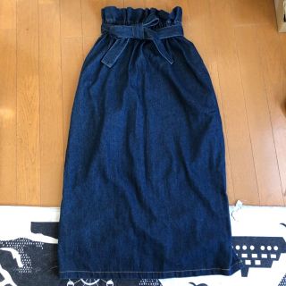 ザラ(ZARA)のハイウェスト　ロングスカート　ジーンズ　(ロングスカート)