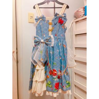 メタモルフォーゼタンドゥフィーユ(metamorphose temps de fille)のおもひでのあめ細工 フルセット新品 おもいで Angelic Pretty(ひざ丈ワンピース)