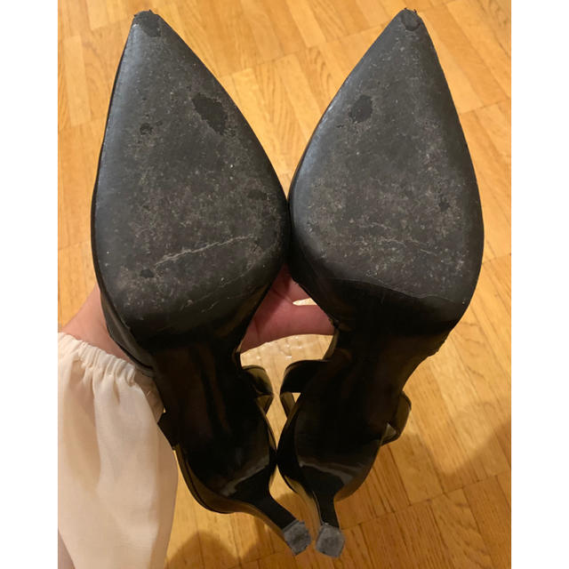 GYDA(ジェイダ)のデザイン パンプス ブラック レディースの靴/シューズ(ハイヒール/パンプス)の商品写真