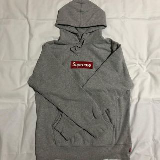 シュプリーム(Supreme)のL Supreme Box Logo Hooded Grey(パーカー)