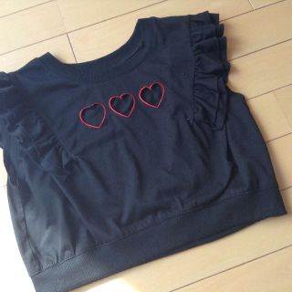 ウィゴー(WEGO)の❤︎くり抜きトップス(Tシャツ(半袖/袖なし))