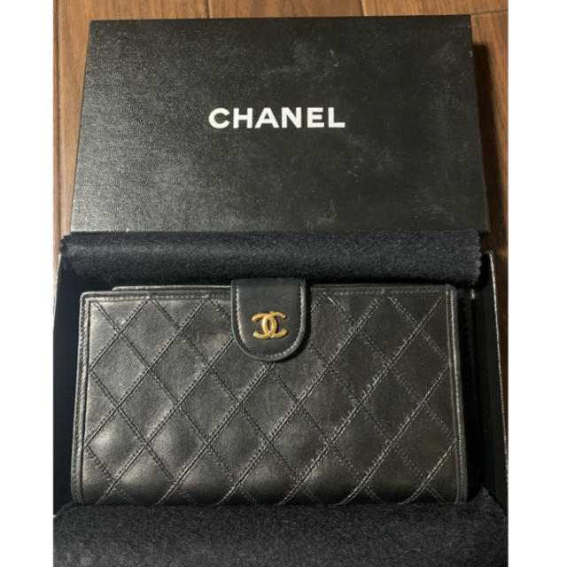 ヴィンテージ※専用　CHANEL シャネル　ヴィンテージ　長財布　ブラック