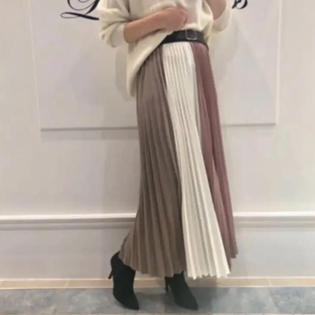 Loungedress 切替プリーツスカート ラウンジドレス - ロングスカート