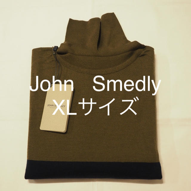大人気定番商品 JOHN 【新品】 WOOLタートルネック SMEDLEY ニット/セーター