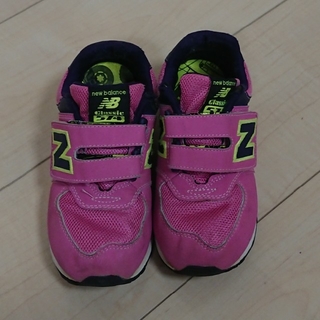 ニューバランス(New Balance)のニューバランス 574 18 ピンク 女の子(スニーカー)