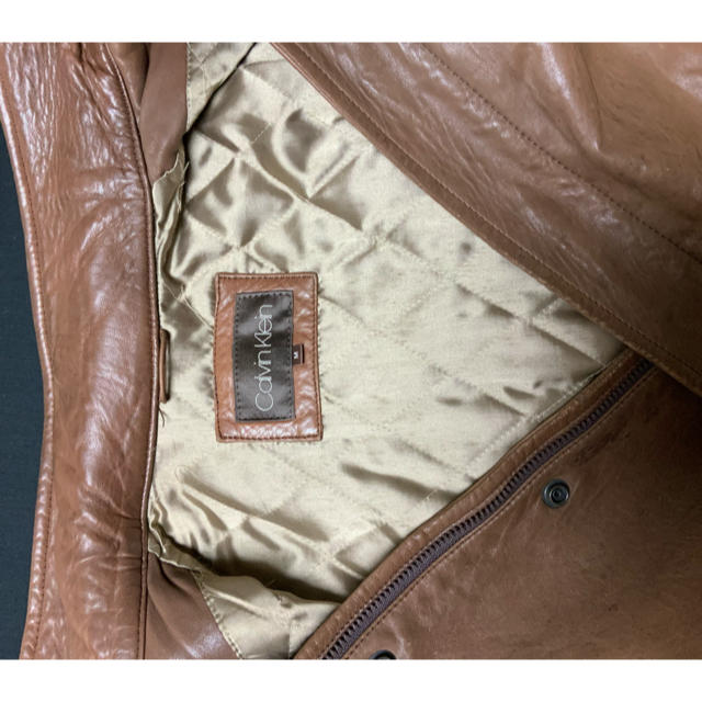 Calvin Klein(カルバンクライン)の年代物のカルバンクライン　革ジャン メンズのジャケット/アウター(レザージャケット)の商品写真