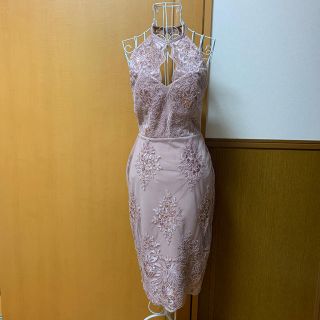 リプシー(Lipsy)のLipsy ドレス 美品 リプシー キャバ 結婚式 スパンコール(ミニドレス)