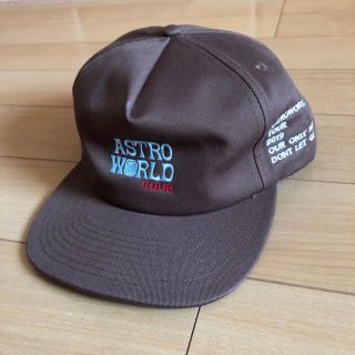 ナイキ(NIKE)のastroworld travis scott キャップ　ブラウン(キャップ)