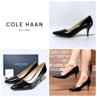 コールハーン(Cole Haan)の■ほぼ未使用 定4.1万 コールハーン パンプス 7.5 24.5 39 黒(ハイヒール/パンプス)