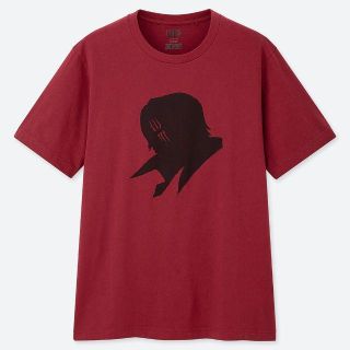 ユニクロ(UNIQLO)の【限定品】ワンピース UT（グラフィックTシャツ・半袖）レッド【サイズM】(Tシャツ/カットソー(半袖/袖なし))