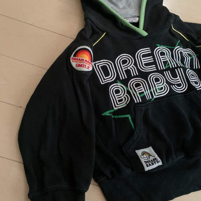 DREAMBABYS(ドリームベイビーズ)のDREAMBABYS フード付きトレーナー　95 キッズ/ベビー/マタニティのキッズ服男の子用(90cm~)(Tシャツ/カットソー)の商品写真