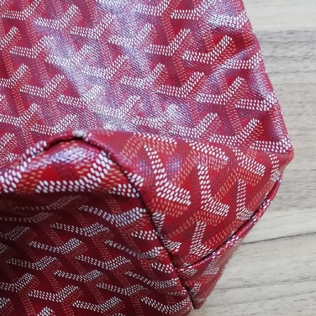 GOYARD(ゴヤール)のご専用　ゴヤール　サンルイ　レッド　PM　購入証明あり レディースのバッグ(トートバッグ)の商品写真