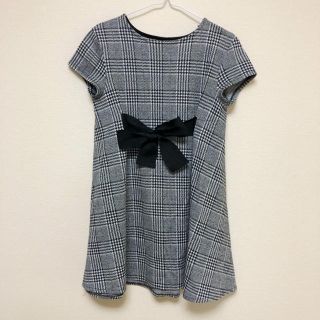 ザラキッズ(ZARA KIDS)のZARA kids チェック ワンピース 120.130(ワンピース)