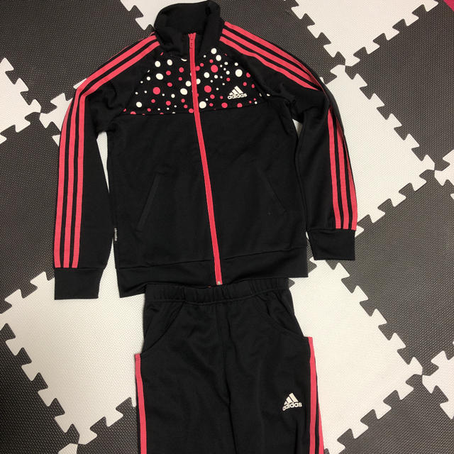 adidas(アディダス)のアディダスジャージセット キッズ/ベビー/マタニティのキッズ服女の子用(90cm~)(ジャケット/上着)の商品写真