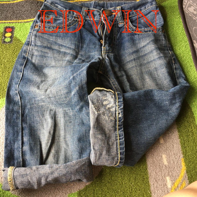 EDWIN(エドウィン)のキッズデニムハーフパンツEDW IN キッズ/ベビー/マタニティのキッズ服男の子用(90cm~)(パンツ/スパッツ)の商品写真