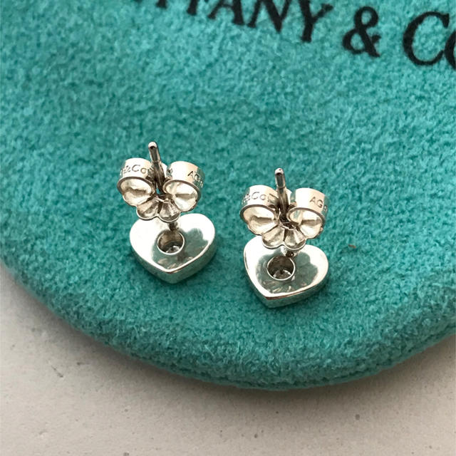 Tiffany ハートダイヤモンド ピアス 希少-