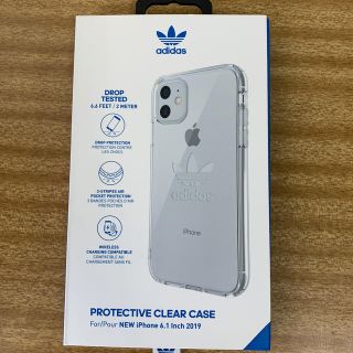 アディダス(adidas)のadidasのクリアケース.iPhone11 (6.1inch)(iPhoneケース)