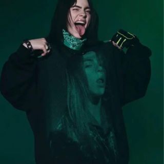 ベルシュカ(Bershka)のBillie Eilish × bershkaパーカー ビリーアイリッシュ(パーカー)